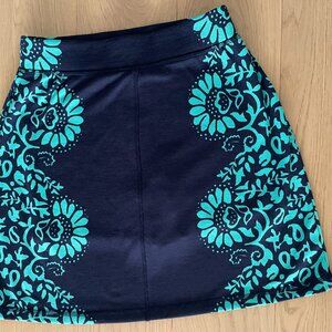 Talbots Print Skort